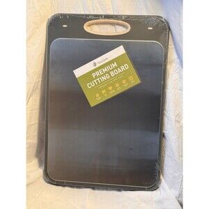 Socisen 2 In 1 Cutting Board Stainless Steel/Wheat Straw PP  18’ Food Safe